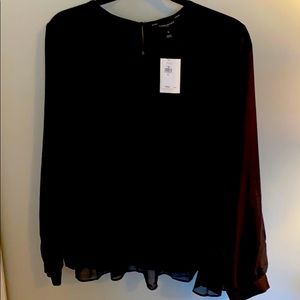 Banana Republic dress blouse black xl